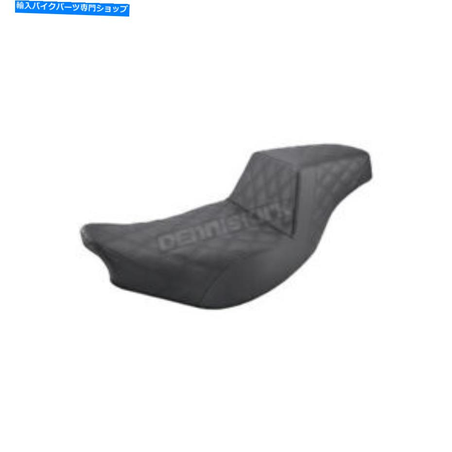 シート Saddlemenブラックラティスステッチステップアップシート - I14-07-175 Saddlemen Black Lattice Stitch Step Up Seat - I14-07-175【並行輸入品】