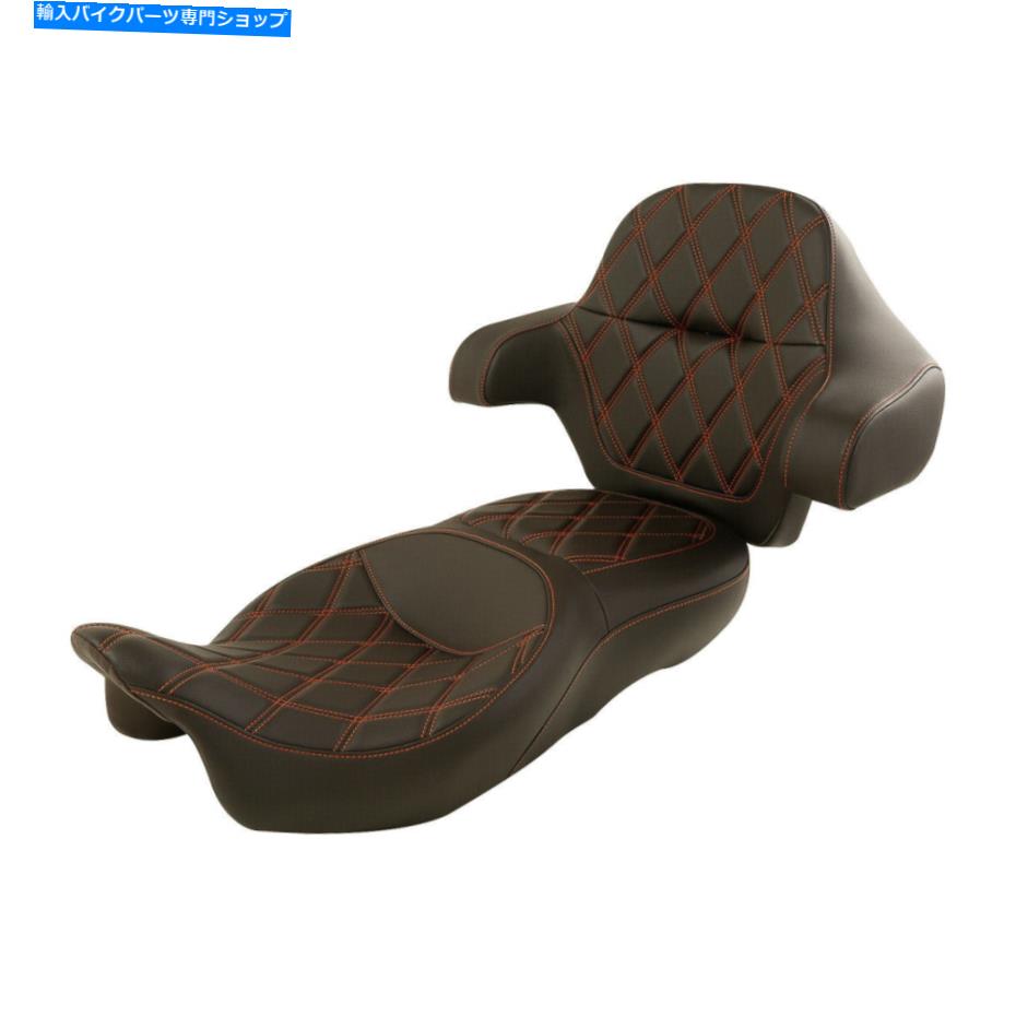 シート ハーレーCVO Street Glide Flhxse 14-21 20のための運転席旅客席の背もたれのフィット Driver Passenger Seat Backrest Fit For Harley CVO Street Glide FLHXSE 14-21 20【並行輸入品】