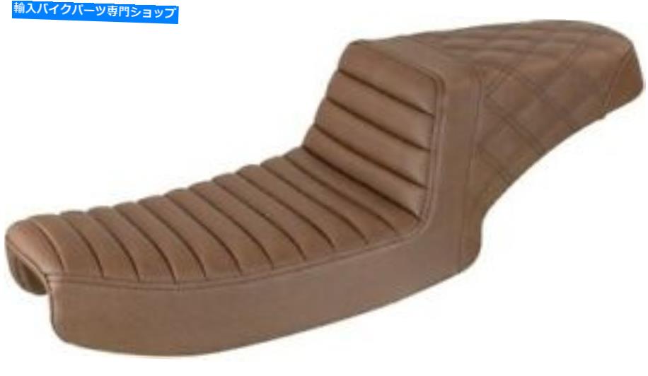 シート サドルメン茶色の後部格子ステッチステップアップシート891-04-173BR 0803-0662 Saddlemen Brown Rear Lattice Stitched Step Up Seat 891-04-173BR 0803-0662【並行輸入品】｜Us Custom Parts Shop USDM