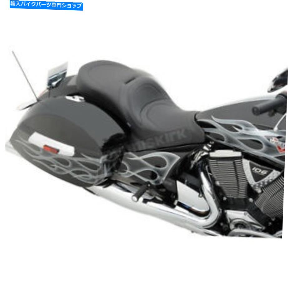 シート ドラッグスペシャリーマイルドステッチロープロファイルツーリングシート - 0810-1540 Drag Specialties Mild Stitch Low Profile Touring Seat - 0810-1540【並行輸入品】