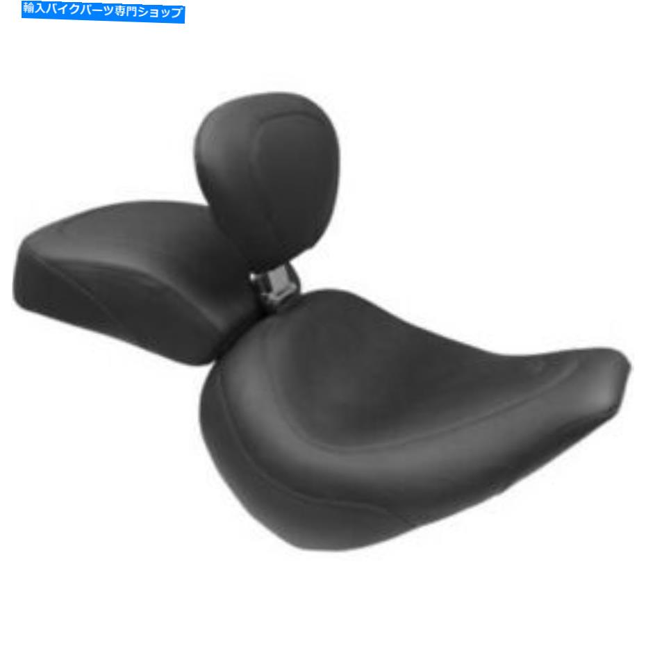 シート マスタングブラックワイドトリプルドライバーソロシートバックレストハーレーソフトFXBR 2018-20 Mustang Black Wide Tripper Driver Solo Seat Backrest Harley Softail FXBR 2018-20【並行輸入品】|Us Custom Parts Shop USDM