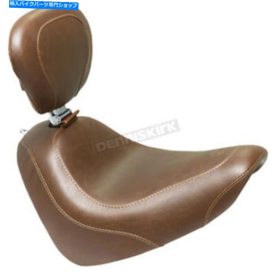 シート マスタングシートブラウンワイドトリプルビンテージフロントシートW /ドライバの背もたれ - 83028 Mustang Seats Brown Wide Tripper Vintage Front Seat w/Drivers Backrest - 83028【並行輸入品】