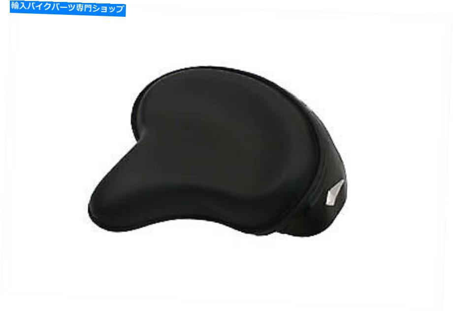 シート スピアーズが付いている警察のスタイルのソロ黒い座席ハーレー - ダビッドソン Police Style Solo Black Seat with Spears fits Harley-Davidson【並行輸入品】