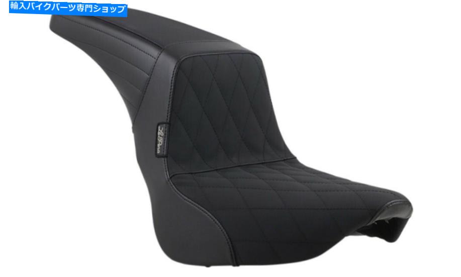 シート Le Pera Black Kickflip 2-up Seet Diamond Gripp Tape Harley Suspail Fat Boy 18-21 Le Pera Black Kickflip 2-Up Seat Diamond Gripp Tape Harley Softail Fat Boy 18-21【並行輸入品】