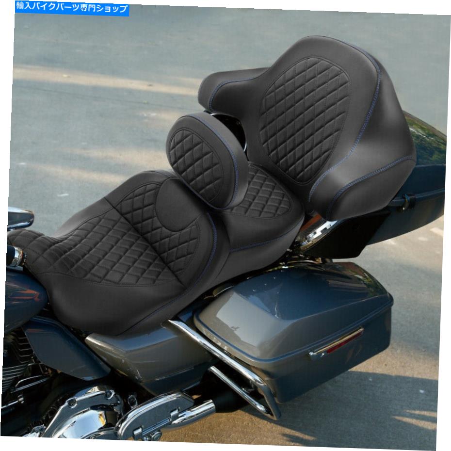 シート ドライバー＆旅客座席＆背もたれの距離にフィットする2014-2021 Driver & Passenger Seat & Backrest Fit For Harley Touring Road King 2014-2021【並行輸入品】｜Us Custom Parts Shop USDM