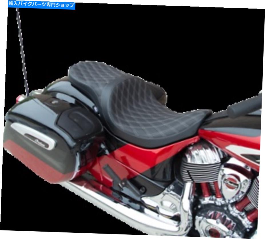 シート Drag Specialties 0810-2260ロープロファイルツーリングシート Drag Specialties 0810-2260 Low-Profile Touring Seat【並行輸入品】