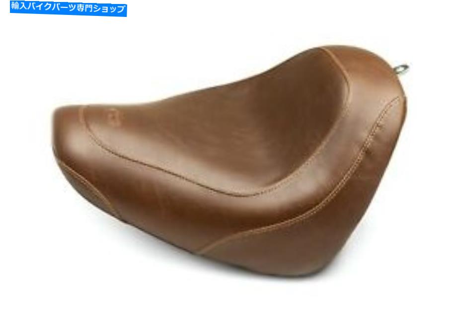 シート ハーレーソフト用脂肪ボブ - 83011のためのマスタングワイドトリッパーブラウンソロシート Mustang Wide Tripper Brown Solo Seat for Harley Softail Fat Bob - 83011【並行輸入品】