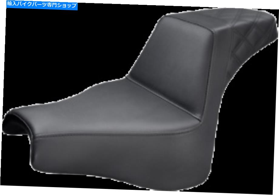シート サドルメンLSステップアップオートバイシートブラック818-28-173 Saddlemen LS Step Up Motorcycle Seat Black 818-28-173【並行輸入品】