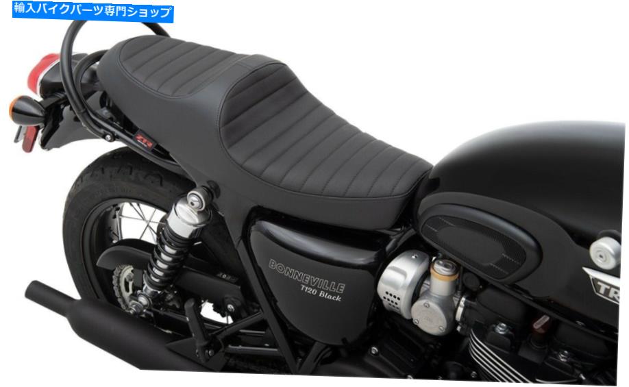 シート Bonneville T100 / 120のための捕食者の古典的なステッチビニール2アップシートブラック0810-2209 Predator Classic Stitch Vinyl 2-Up Seat Black 0810-2209 For Bonneville T100/120【並行輸入品】