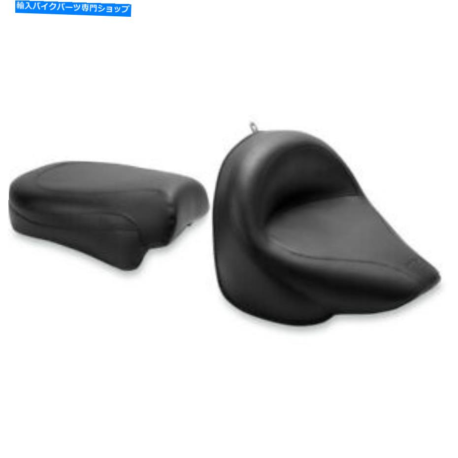 シート マスタングビンテージワイド2アップツーリングシート - XVS（ブラック）75912 Mustang Vintage Wide 2-Up Touring Seat - XVS (Black) 75912【並行輸入品】