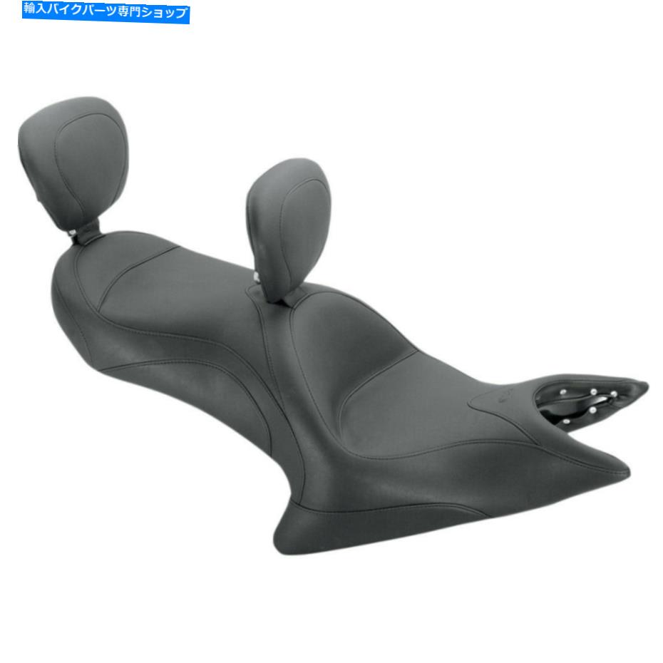 シート マスタングワイドビンテージツーリング2アップシート - ドライバーの背もたれ（ブラック）79567 Mustang Wide Vintage Touring 2-Up Seat - Driver's Backrest (Black) 79567【並行輸入品】 116,806円