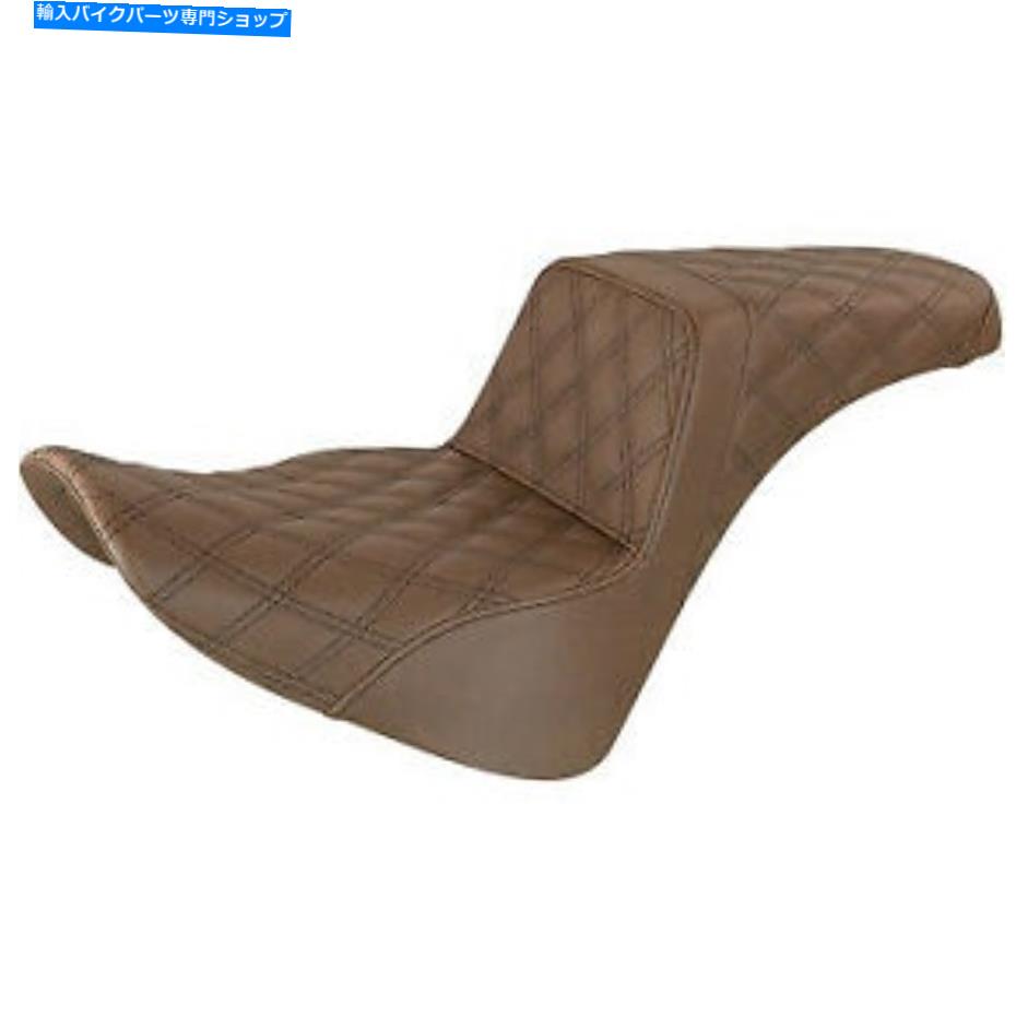 シート サドルメンステップアップシートラティスステッチブラウン818-33-175BR. Saddlemen Step Up Seat Lattice Stitched Brown 818-33-175BR【並行輸入品】｜Us Custom Parts Shop USDM