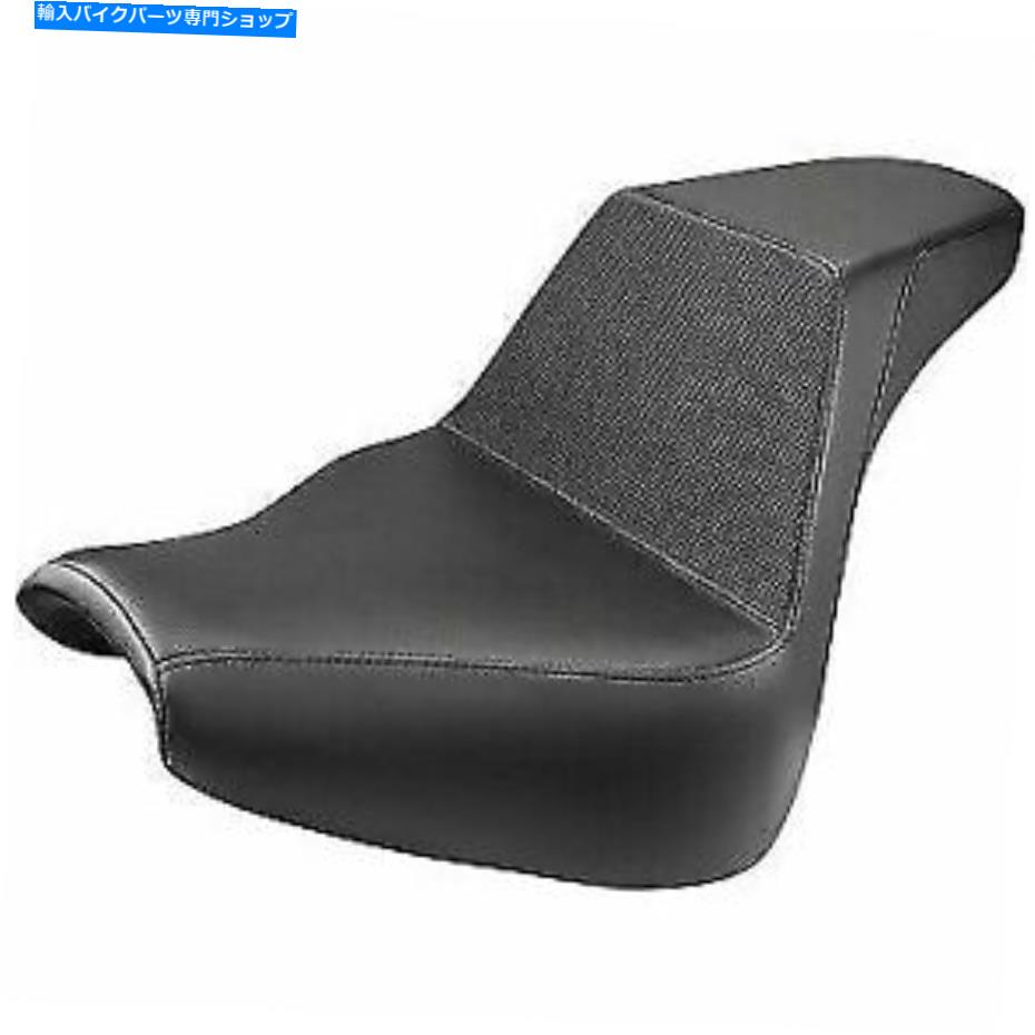 シート ハーレーブレイクアウトのためのサドルメンジェルコアブラックグリッパー昇温シート0802-1173 Saddlemen GelCore Black Gripper Step-Up Seat for Harley Breakout 0802-1173【並行輸入品】