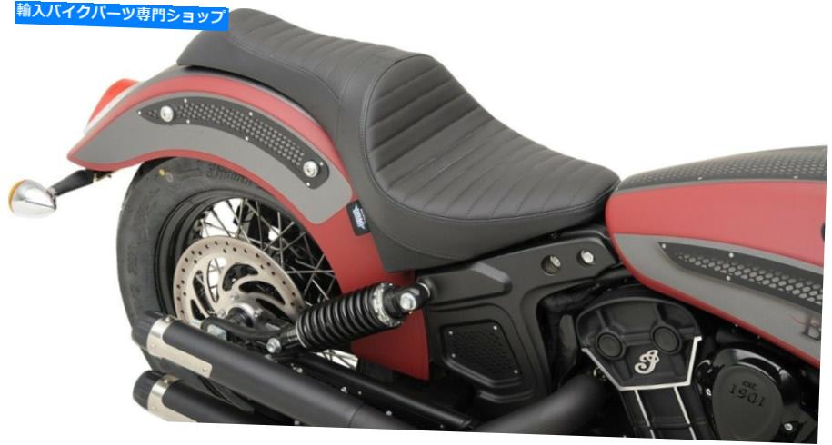 シート Caballero Classic Stitch SRレザー2-UP SEAT BLACK 0810-1999 15~21スカウト Caballero Classic Stitch SR Leather 2-Up Seat Black 0810-1999 For 15-21 Scout【並行輸入品】