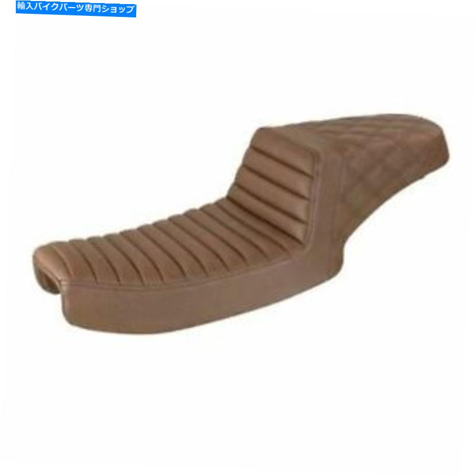 シート サドルメンステップアップシート - リアラティスステッチ - ブラウン891-04-173BR SADDLEMEN STEP UP SEAT - REAR LATTICE STITCHED - BROWN 891-04-173BR【並行輸入品】