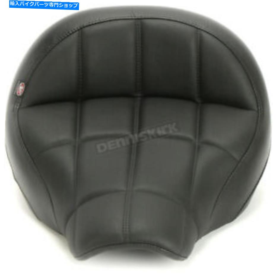 シート マスタングシートキューブステッチソロシートw / oドライババックレスト - 75160 Mustang Seats Cube Stitch Solo Seat w/o Drivers Backrest - 75160【並行輸入品】