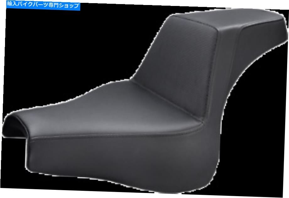 シート Saddlemen Black Gripperステップアップオートバイの座席は2018 Harley Fatbob FXFB Saddlemen Black Gripper Step up Motorcycle Seat for 2018 Harley Fatbob FXFB【並行輸入品】
