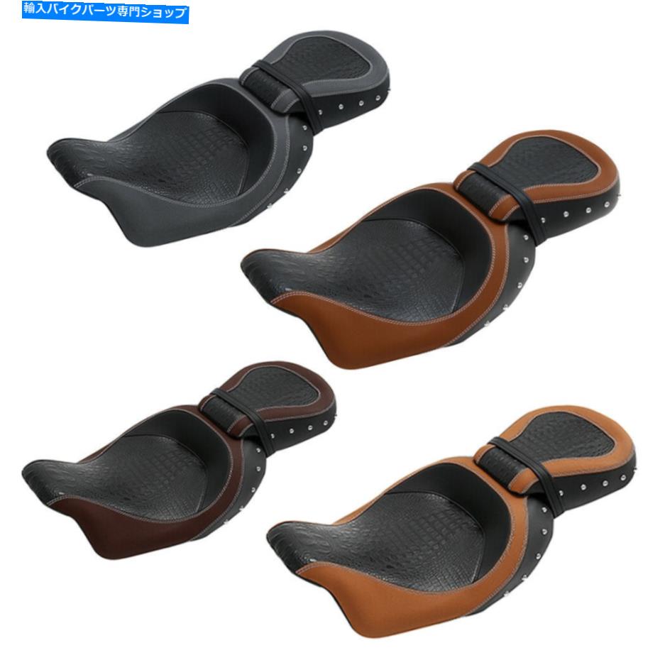 シート 運転席のための運転席シートフィットハーレーツーリングCVO Limited Road Street Glide 09アップ Driver Passenger Seat Fit For Harley Touring CVO Limited Road Street Glide 09-up【並行輸入品】