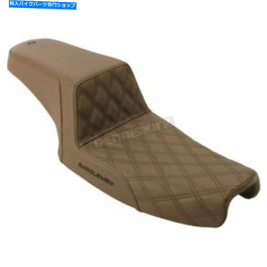 シート サドルメン茶色の格子ステッチステップアップシート - 891-04-172BR. Saddlemen Brown Lattice Stitched Step Up Seat - 891-04-172BR【並行輸入品】