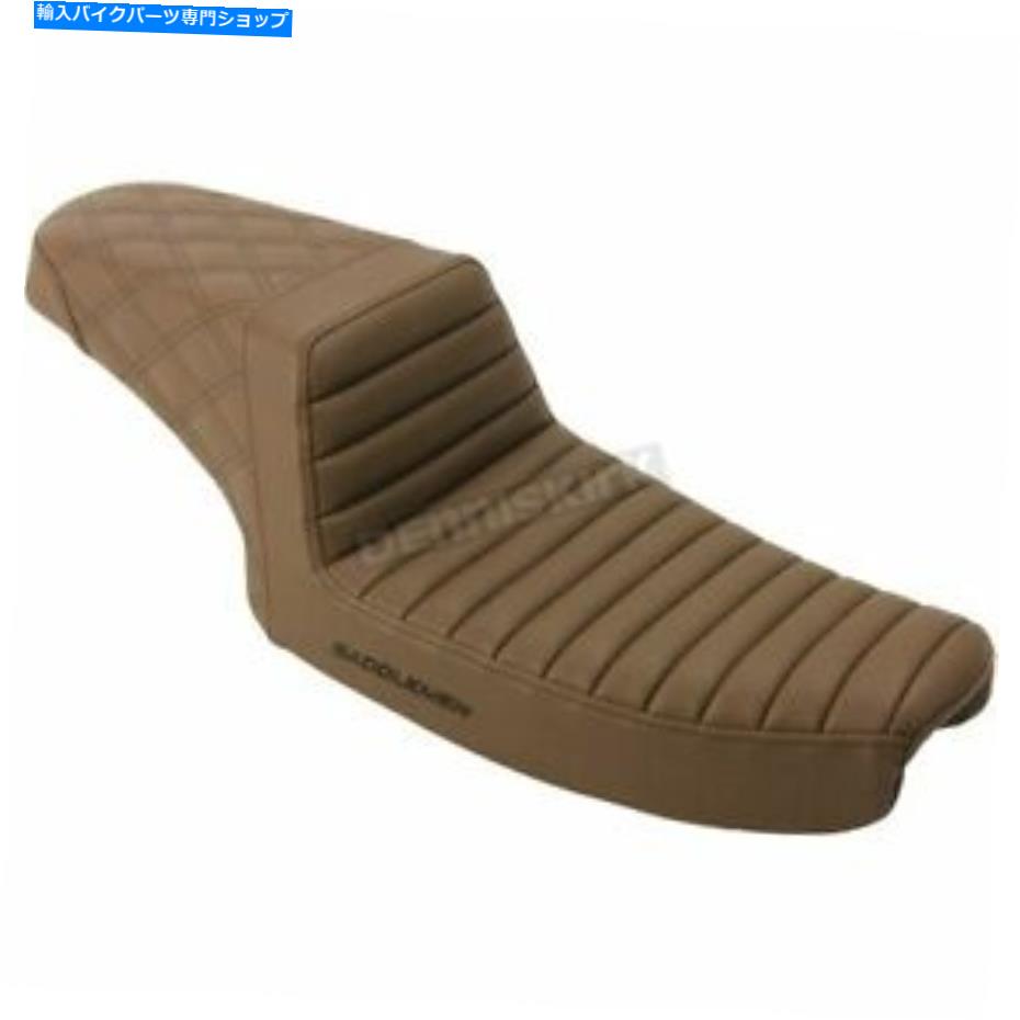シート サドルメン茶色のタックnロールステップアップシート - 891-04-176BR Saddlemen Brown Tuck N Roll Step Up Seat - 891-04-176BR【並行輸入品】