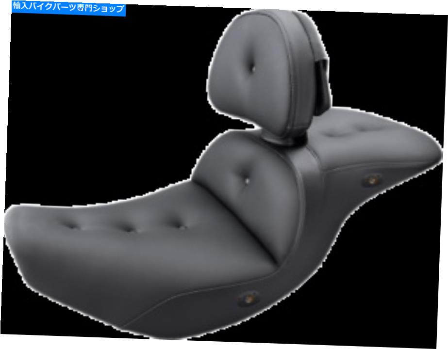 シート Saddlemen Roadsofa Pillow Top Heated Seat W /ドライバの背もたれ - I14-07-181BRHCT Saddlemen Roadsofa Pillow Top Heated Seat w/Drivers Backrest - I14-07-181BRHCT【並行輸入品】