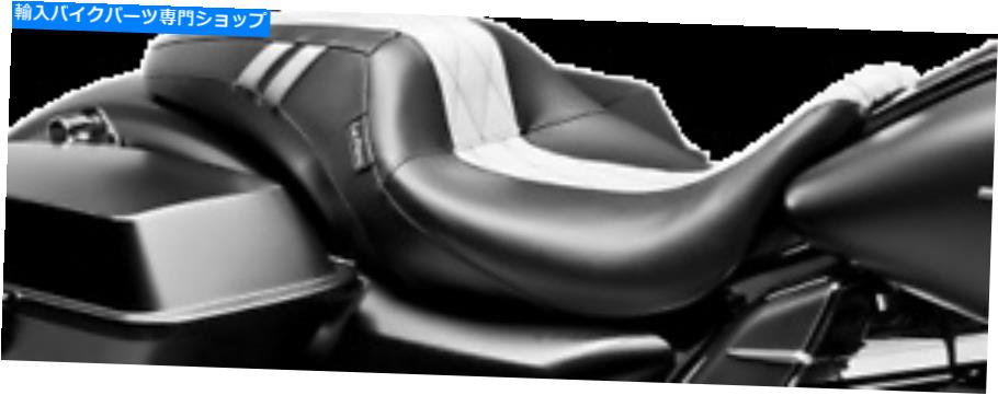 シート Le Pera Outcast GT座席BackrestのないブラックホワイトダブルダイヤモンドLK-987GT1 Le Pera Outcast GT Seats Black White Double Diamond without Backrest LK-987GT1【並行輸入品】｜Us Custom Parts Shop USDM