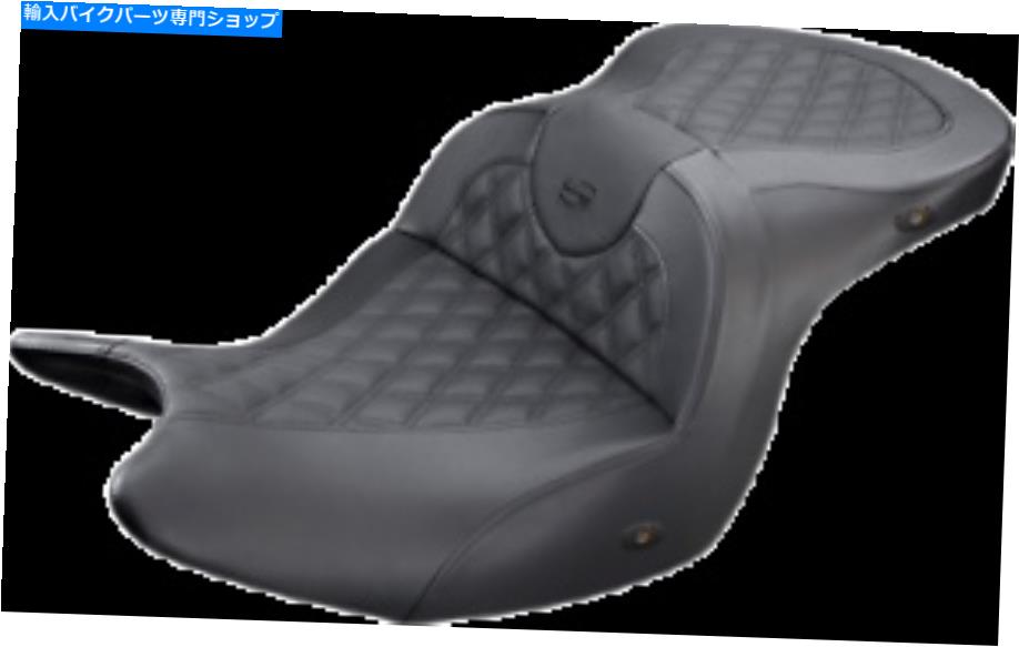 シート サドルメン加熱道路ソファーLS座席w / o背もたれH18-07-182HCT Saddlemen Heated Road Sofa LS Seats w/o Backrest H18-07-182HCT【並行輸入品】