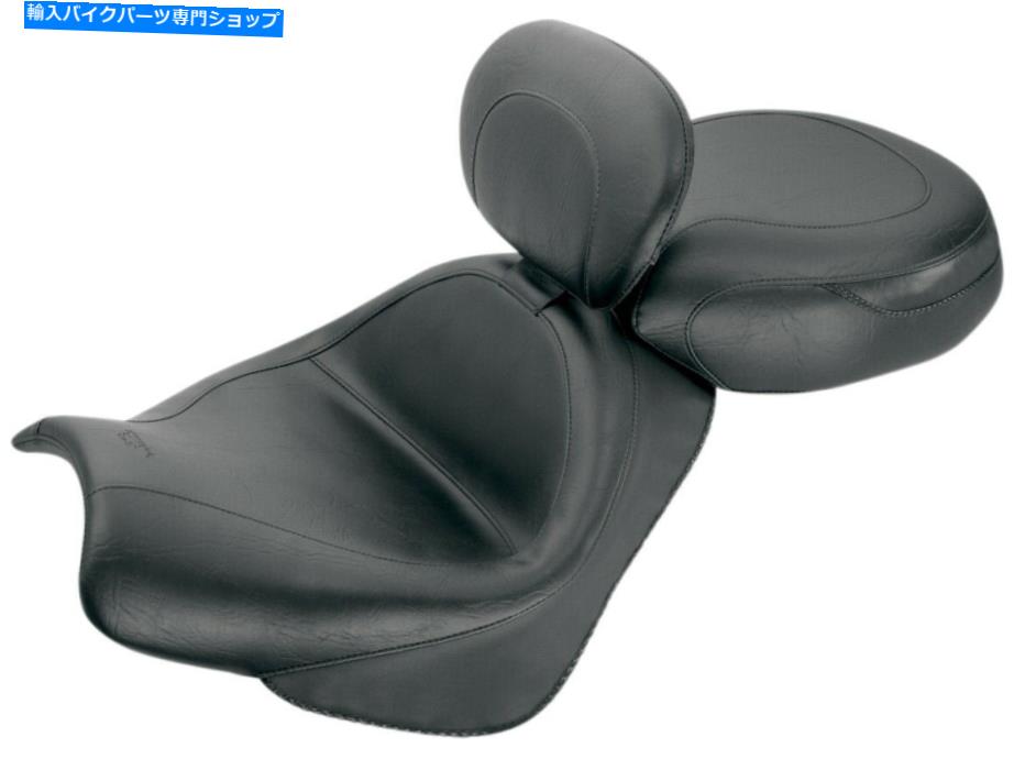 シート ホンダVTX1800T 2002-2008ヴィンテージワイドツーリングシートw / Br 2ピースバイマスタング Honda VTX1800T 2002-2008 Vintage Wide Touring Seat w/BR Two Piece by Mustang【並行輸入品】