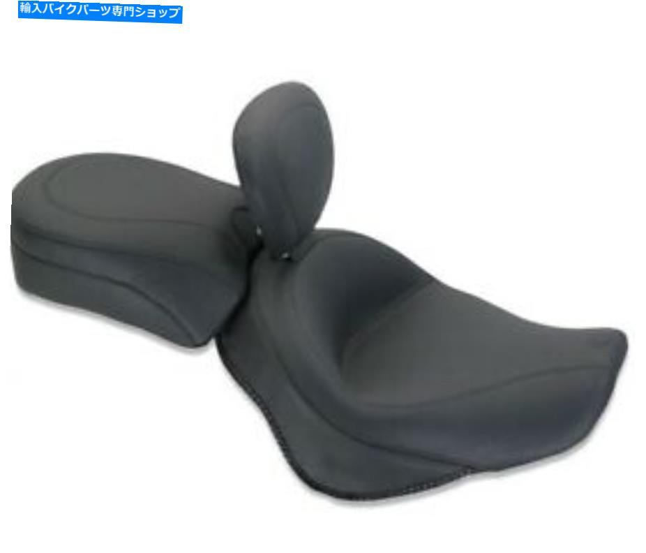 シート Triumph 79824のためのバックレストのマスタング2ピースオリジナルシート Mustang Two Piece Original Seat W/Backrest For Triumph 79824【並行輸入品】