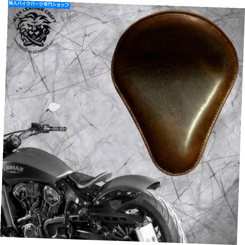 シート BOBBER SEAT INDINI SCOUT?搭載キット＆スプリングスバッファローダークブラウン Bobber Seat Indian Scout since`17 with mounting kit & springs Buffalo dark brown【並行輸入品】