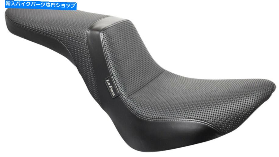 シート 18-20ハーレーFXBR用デイトナバスケットウィーブブラックLYB-543BW Daytona Basketweave Vinyl 2-Up Seat Black Low LYB-543BW For 18-20 Harley FXBR【並行輸入品】｜Us Custom Parts Shop USDM
