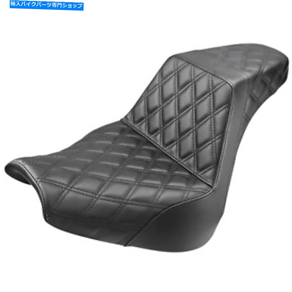 シート Saddlemen - 818-31-175 - ステップアップフルLSシート、ブラックハーレー - Davidson Softail Bre Saddlemen - 818-31-175 - Step Up Full LS Seat, Black Harley-Davidson Softail Bre【並行輸入品】