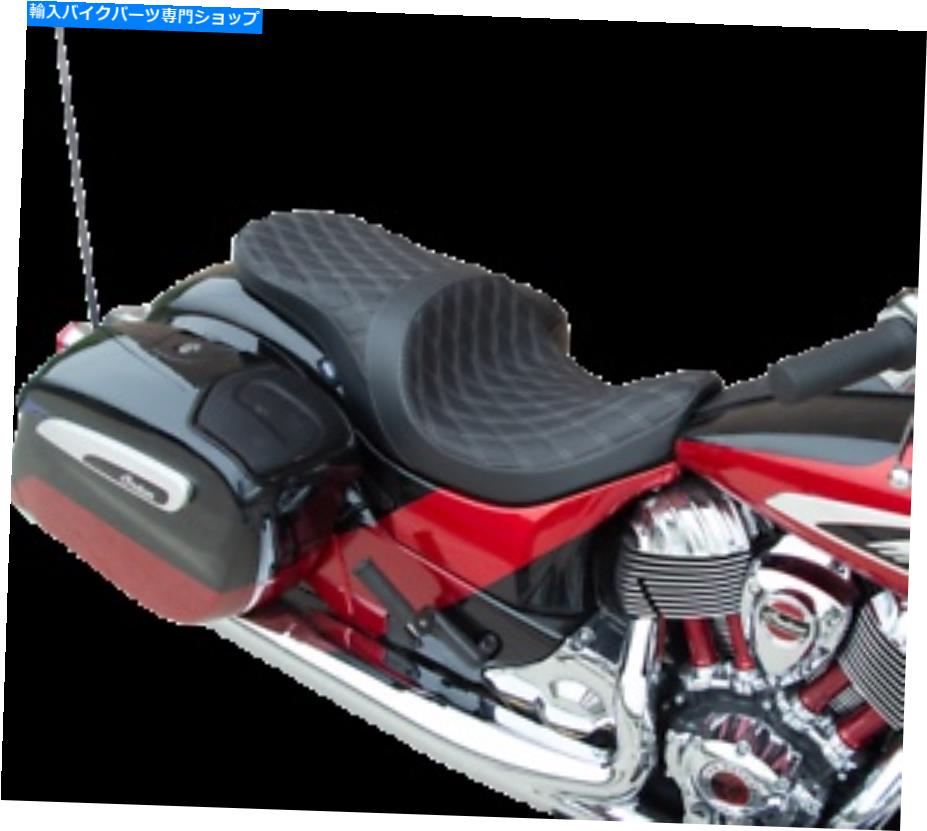 シート ドラッグスペシャリ0810-2275フォワードポジションロープロファイルツーリングシート Drag Specialties 0810-2275 Forward Positioned Low Profile Touring Seat【並行輸入品】