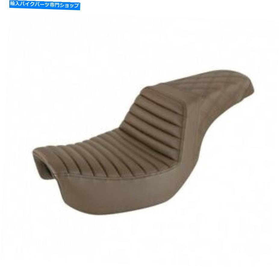 シート サドルメンブラウンフロントTR /リアLS昇進シート806-04-176BR Saddlemen Brown Front TR/Rear LS Step-Up Seats 806-04-176BR【並行輸入品】