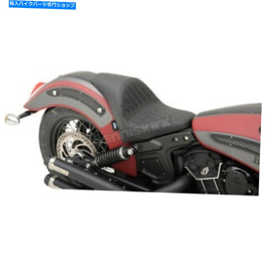 シート ドラッグスペシャリブラックダイヤモンドステッチ3/4ソロシート - 0810-1991 Drag Specialties Black Diamond Stitch 3/4 Solo Seat - 0810-1991【並行輸入品】
