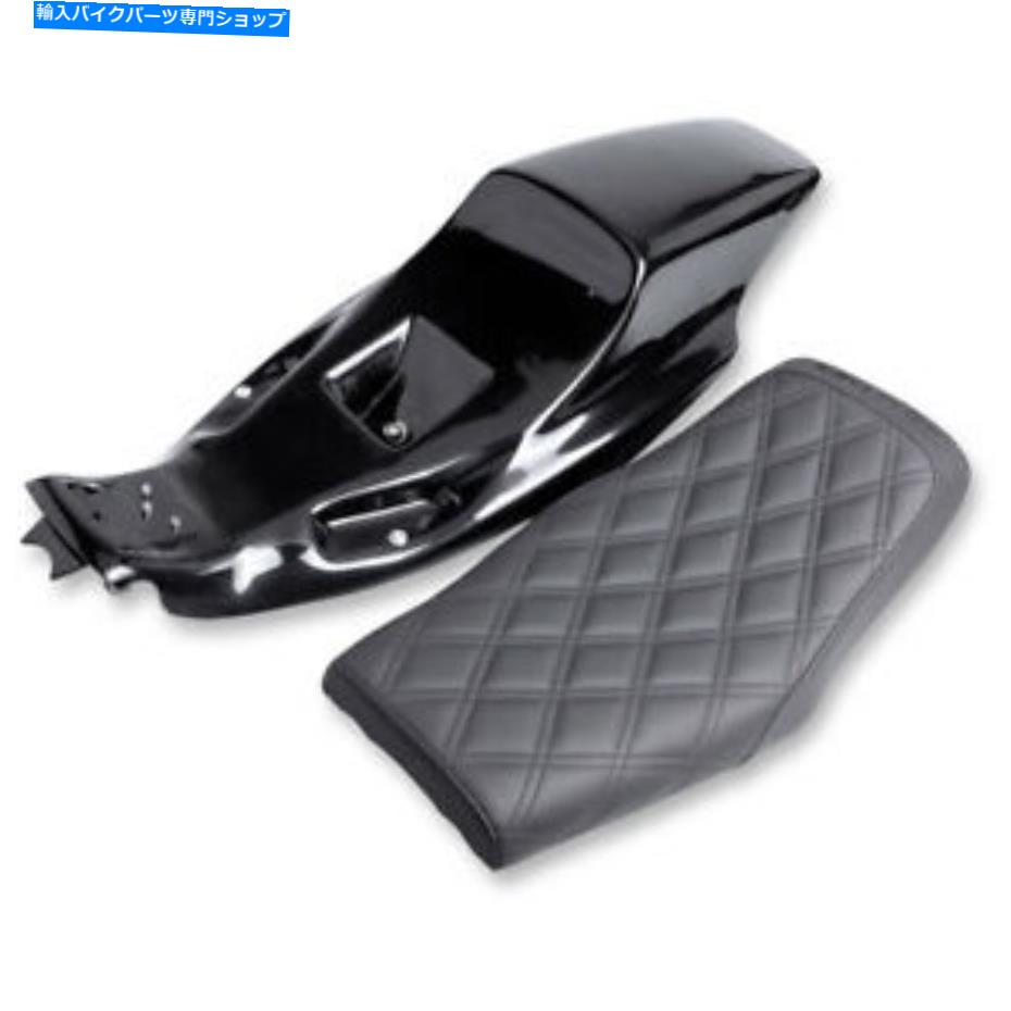 シート Saddlemen Eliminatorテールセクションw /格子ステッチシート2004-19ハーレーXL Saddlemen Eliminator Tail Section w/ Lattice Stitch Seat 2004-19 Harley XL【並行輸入品】