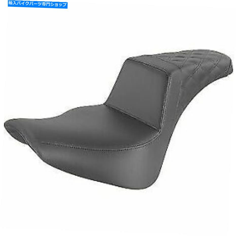 シート FLDE / FLHC / FLSL 18-20のためのSADDlemenジルコア黒格子ステッチステップアップシート18-20 Saddlemen GelCore Black Lattice Stitch Step-Up Seat for FLDE/FLHC/FLSL 18-20【並行輸入品】