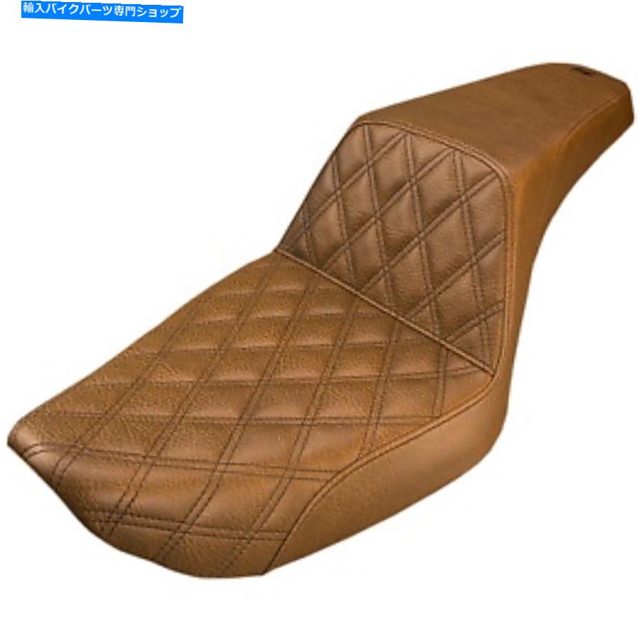 シート Saddlemen - 896-04-172BR - ステップアップLSシート、ブラウンハーレー - ダビッドソンスーパーグライドSP Saddlemen - 896-04-172BR - Step Up LS Seat, Brown Harley-Davidson Super Glide Sp【並行輸入品】