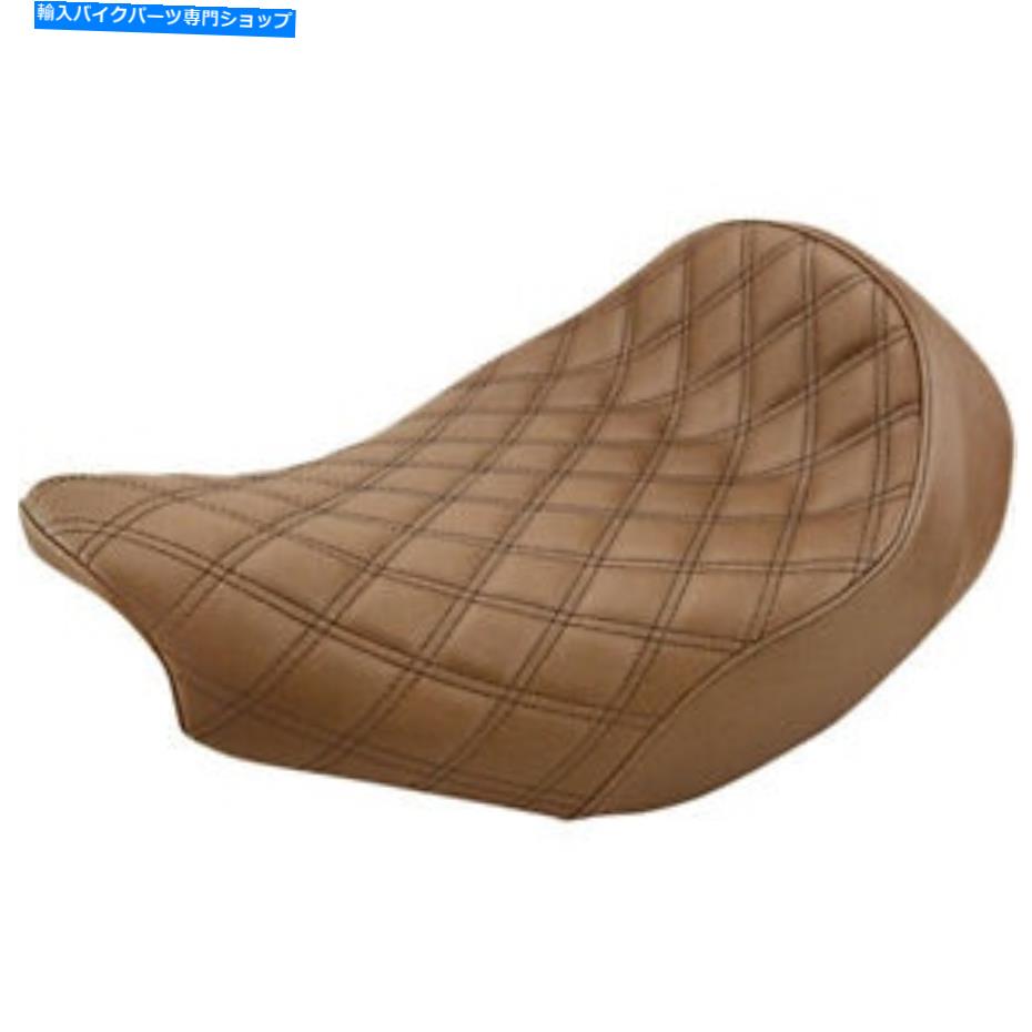 シート Saddlemen Renegadeソロサート - 格子ステッチ（茶色）I14-07-002BLS Saddlemen Renegade Solo Seat - Lattice Stitched (Brown) I14-07-002BLS【並行輸入品】