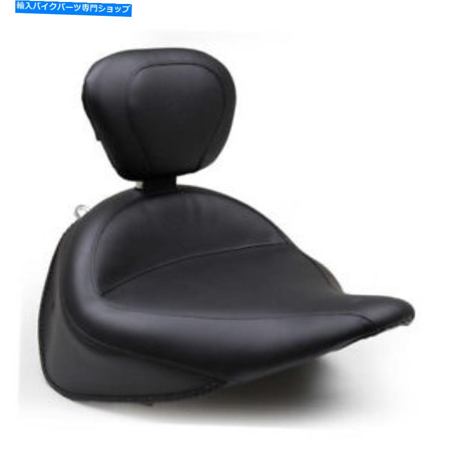 シート Mustangワイドビンテージソロシート、ハーレーダビッドソンFLSTC、FLSTN 16-17 MUSTANG Wide Vintage Solo Seat,With Rest,For Harley-Davidson FLSTC,FLSTN 16-17【並行輸入品】