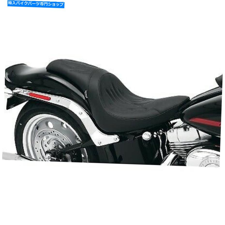 シート ドラッグスペシャリ - 0802-0393 - 捕食者席、炎ステッチハーレー - デビッドソンソーダ Drag Specialties - 0802-0393 - Predator Seat, Flame Stitch Harley-Davidson Softa【並行輸入品】