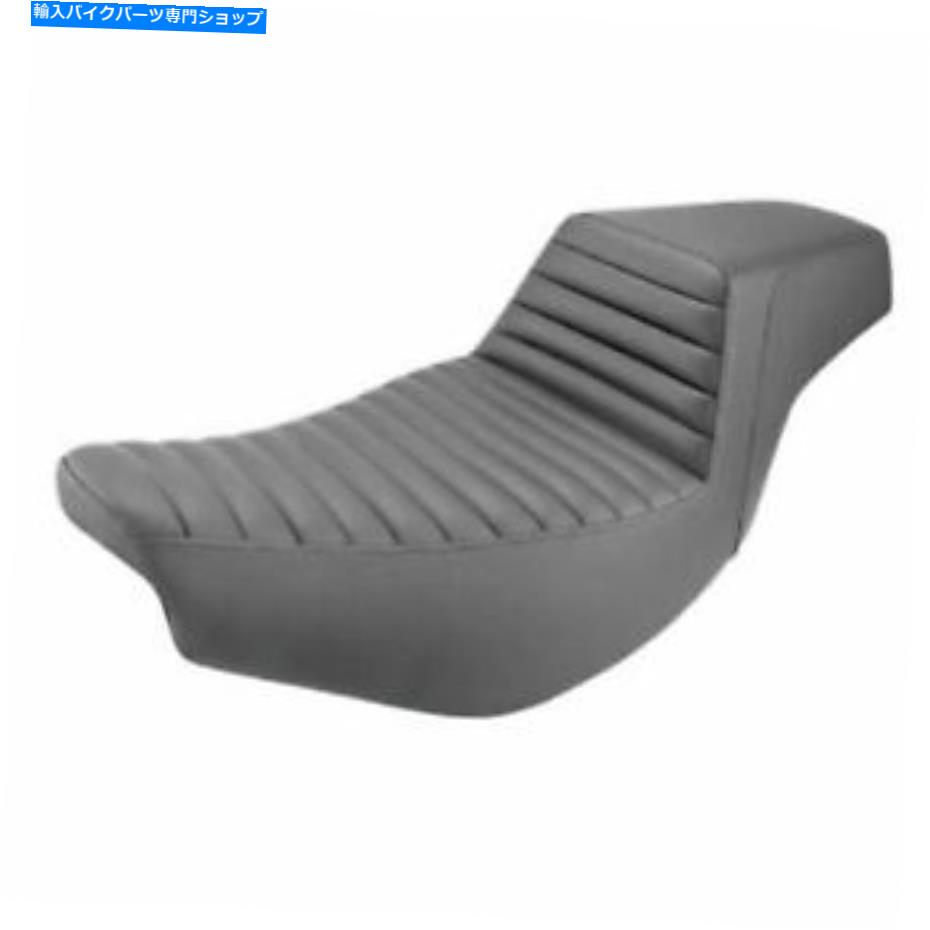 シート Saddlemenステップアップシート - タックとロールI14-07-171 SADDLEMEN STEP UP SEAT - TUCK AND ROLL I14-07-171【並行輸入品】