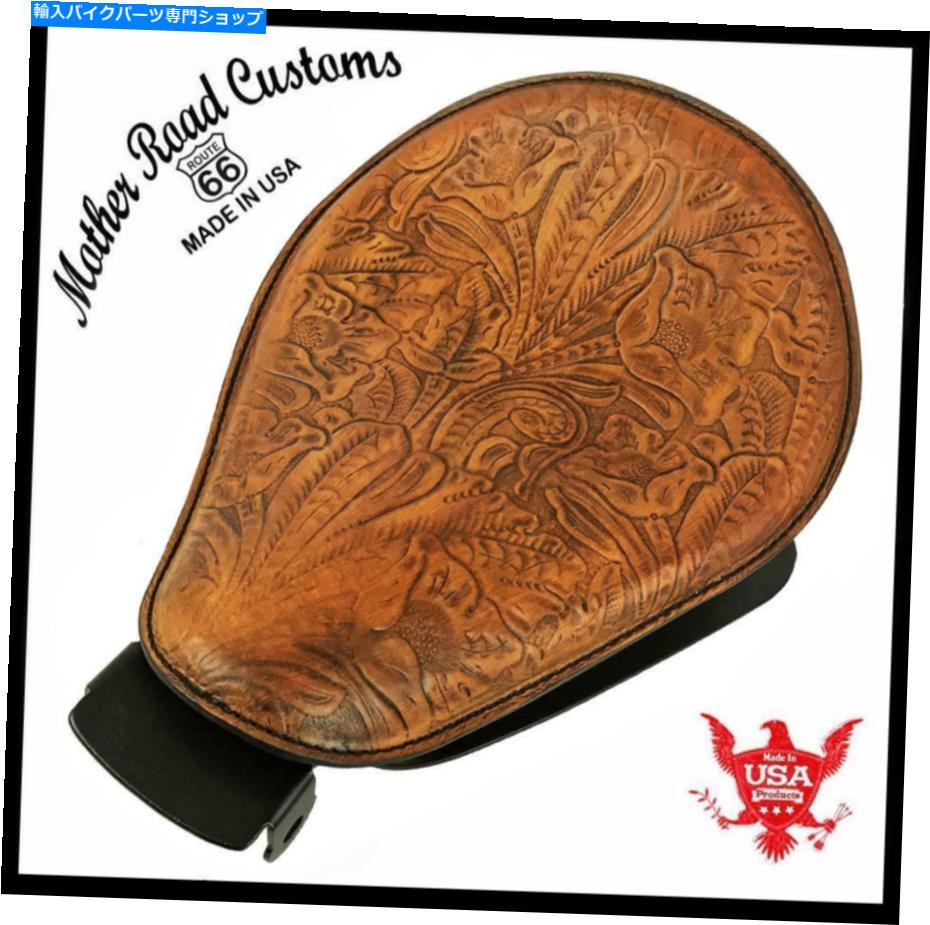 シート 2004-2006 Sportster Harley Springソロシートマウントキットアリタン工具革BCS 2004-2006 Sportster Harley Spring Solo Seat Mount Kit Ant Tan Tooled Leather bcs【並行輸入品】