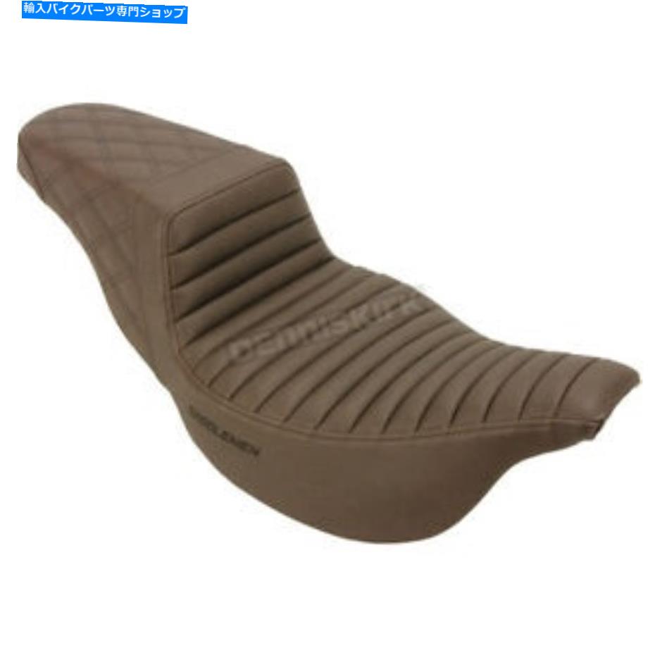 シート サドルメン茶色の格子ステッチステップアップシート - 808-07b-176BR Saddlemen Brown Lattice Stitch Step Up Seat - 808-07B-176BR【並行輸入品】｜Us Custom Parts Shop USDM