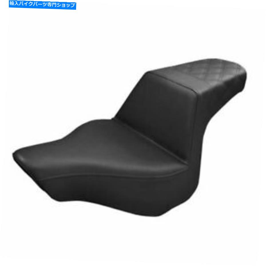 シート サドルメンステップアップシート - 乗客格子ステッチ - FXSB 813-27-173 SADDLEMEN STEP UP SEAT - PASSENGER LATTICE STITCHED - FXSB 813-27-173【並行輸入品】