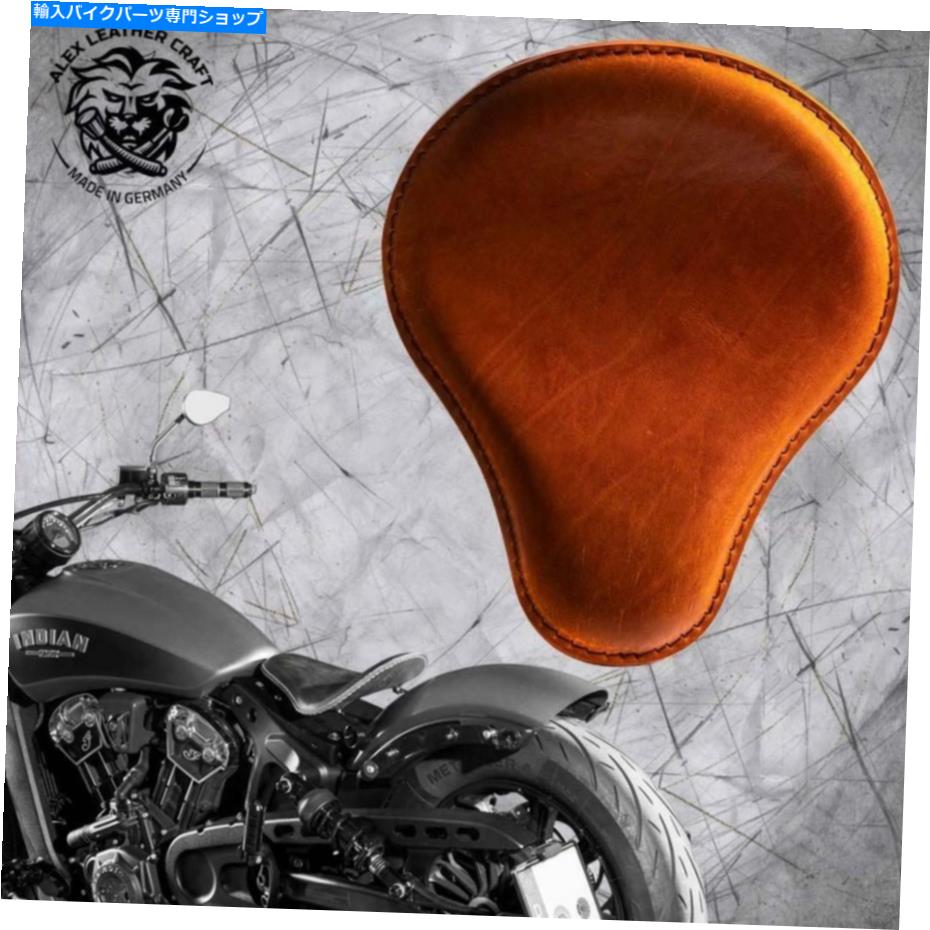 シート Bobber Seat Indian Scout?搭載キット＆スプリングスバッファローコニャック Bobber Seat Indian Scout since`17 with mounting kit & springs Buffalo Cognac【並行輸入品】