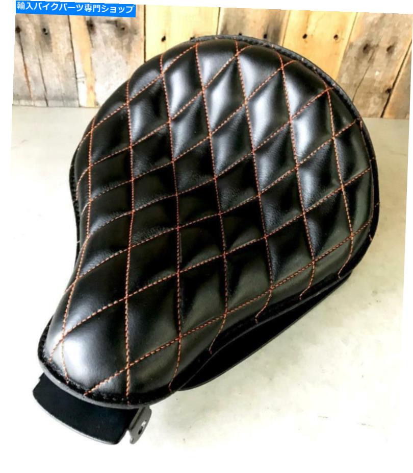 シート 2010-2021スポーツスターハーレーシートスプリングキットブラックオレンジ刺された11x13x1 "BKCS 2010-2021 Sportster Harley Seat Spring Kit Black Orange Stictched 11x13x1" bkcs【並行輸入品】|Us Custom Parts Shop USDM