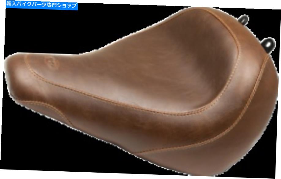 シート マスタングブラウンスムースフロント - バックレストワイドトリプルソロシート83020なし Mustang Brown Smooth Front - without Backrest Wide Tripper Solo Seat 83020【並行輸入品】