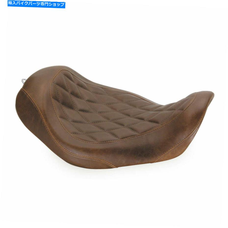 シート ワイドトリプルソロシート - ブラウン - ダイヤモンド - ダイナブラウン76706 WIDE TRIPPER SOLO SEAT - BROWN - DIAMOND - DYNA BROWN 76706【並行輸入品】