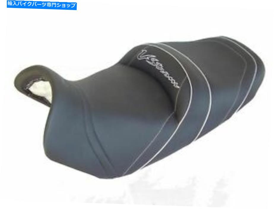 シート 鈴木V-Strom DL 650 02-11トップ販売者デラックスシートコンフォートブラックホワイト1730ズ SUZUKI V-STROM DL 650 02-11 Top Sellerie Deluxe seat Comfort Black White 1730S【並行輸入品】